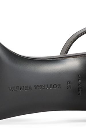 Кожаные босоножки Bottega Veneta Bottega Veneta 498422 vbfvs 1000 c Черный