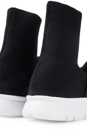 Текстильные кроссовки JOSHUAS Joshuas 10495 black socks knot Черный вариант 2