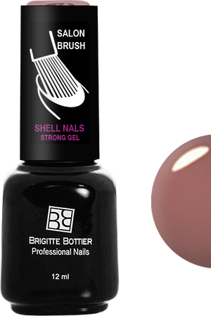 BRIGITTE BOTTIER 968 гель-лак для ногтей, коричнево-розовый / Shell Nails 12 мл Brigitte Bottier BB-SN 968 вариант 2
