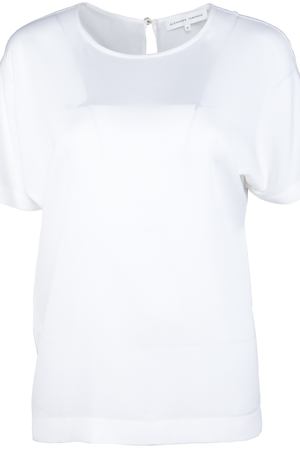 Шелковая блуза Alexander Terekhov Alexander Terekhov BL086/1010.100/S18 Белый купить с доставкой