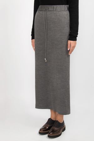 Шерстяная юбка  ReVera ReVera 17182017 Серый купить с доставкой