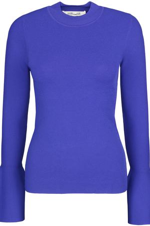 Однотонный джемпер Diane von Furstenberg Diane Von Furstenberg  11033dvf electric blue Синий вариант 2