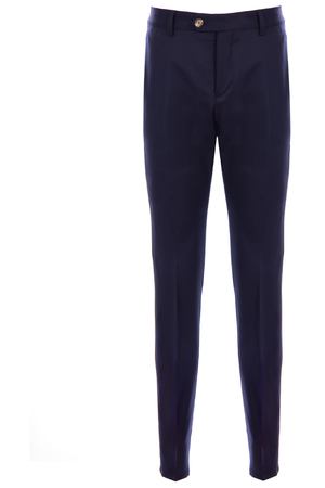Классические брюки из шерсти Brunello Cucinelli ME226B1050 C334 Синий