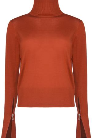 Шерстяной свитер Chloe Chloe 17AMP68-17A650 Рыжий вариант 2