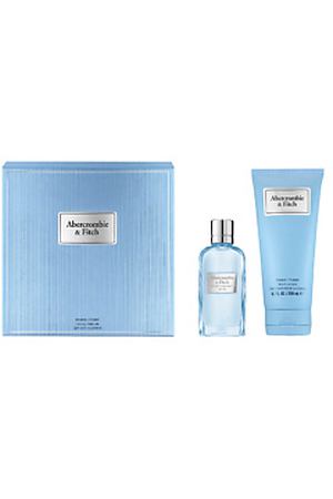 ABERCROMBIE & FITCH Набор FIRST INSTINCT BLUE Women Парфюмерная вода, спрей 50 мл + лосьон для тела 200 мл Abercrombie & Fitch ABE016552 купить с доставкой