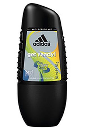 ADIDAS Дезодорант-антиперспирант ролик для мужчин Get Ready! 50 мл adidas ADS186000 купить с доставкой