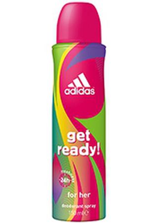 ADIDAS Парфюмированный дезодорант спрей для женщин Get Ready Women 150 мл adidas ADS288000 купить с доставкой