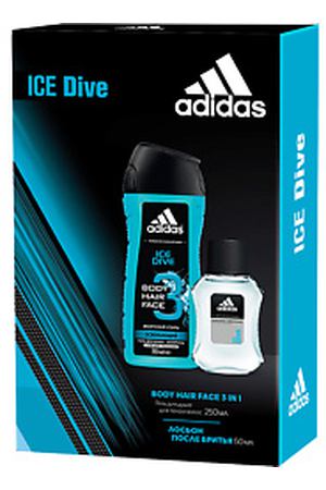 ADIDAS Набор мужской Ice Dive Лосьон после бритья 50 мл + гель для душа 250 мл adidas ADS429000