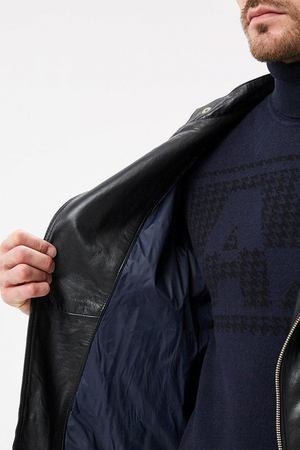 Куртка кожаная Armani Exchange Armani Exchange 6zzb33 ZL05Z вариант 2 купить с доставкой