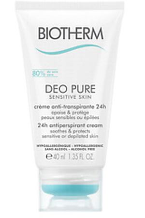 BIOTHERM Дезодорант кремовый для чувствительной кожи Deo Pure 40 мл Biotherm BIO852000 купить с доставкой