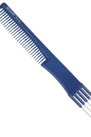 DEWAL BEAUTY Расческа для начеса, с металлическими зубцами, синяя 19 см DEWAL DBS6506