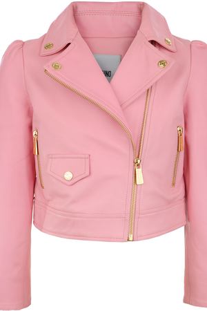 Куртка из натуральной кожи Moschino 98162 купить с доставкой