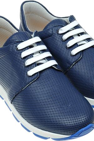 Кожаные кроссовки с перфорацией Zecchino d’Oro 9315 купить с доставкой