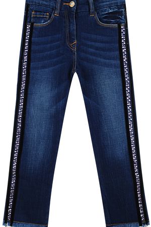 Брюки джинсовые Monnalisa Monnalisa 75212 купить с доставкой