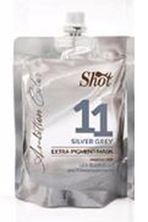 SHOT Маска экстра пигмент, 11 серебристый серый / EXTRA PIGMENT MASK 200 мл Shot ш7920/SHAM11