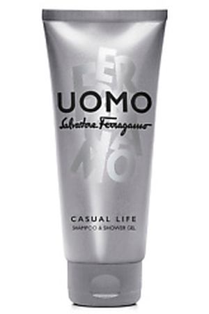 SALVATORE FERRAGAMO Шампунь-гель для душа Uomo Casual Life 200 мл Salvatore Ferragamo FER_24021 купить с доставкой