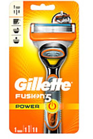 GILLETTE Бритва Gillette Fusion Power с 1 сменной кассетой Станок + 1 кассета Gillette GIL022825 купить с доставкой
