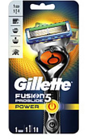 GILLETTE Бритва Fusion ProGlide Power Flexball с 1 сменной кассетой Станок + 1 кассета Gillette GIL523294 купить с доставкой