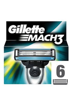 GILLETTE Сменные кассеты для мужской бритвы Gillette Mach3 6 шт. Gillette GIL658791 купить с доставкой
