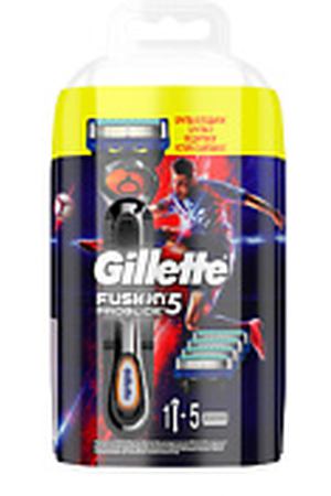 GILLETTE Станок для бритья FUSION PROGLIDE с 5 сменными кассетами Станок + 5 кассет Gillette GIL669709 купить с доставкой