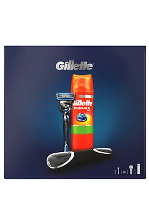 GILLETTE Подарочный набор Gillette Fusion5 ProShield Chill Станок для бритья + Сменная кассета 1 шт. + Гель для бритья 200 мл Gillette GIL675866