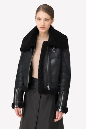 Куртка Bats Shearling Moto Jacket купить с доставкой