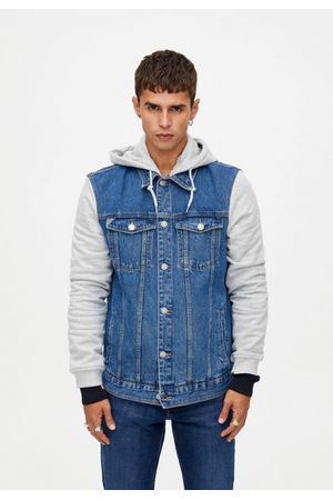 Куртка джинсовая Pull&Bear Pull&Bear 98098 купить с доставкой