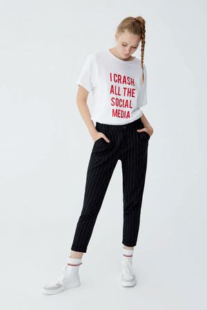 Брюки Pull&Bear Pull&Bear 77488 купить с доставкой