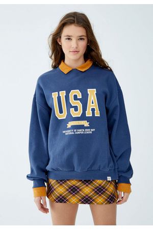 Свитшот Pull&Bear Pull&Bear 23093 купить с доставкой