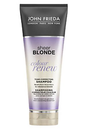 JOHN FRIEDA Шампунь для восстановления и поддержания оттенка осветленных волос Sheer Blonde СOLOUR RENEW 250 мл John Frieda JFR273701 купить с доставкой