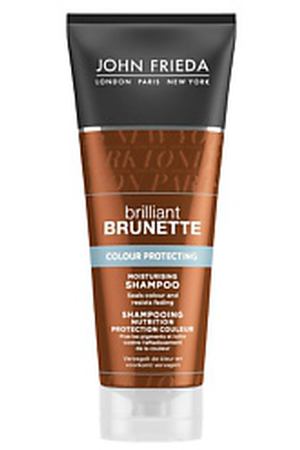 JOHN FRIEDA Увлажняющий шампунь для защиты цвета темных волос Brilliant Brunette COLOUR PROTECTING 250 мл John Frieda JFR275601 купить с доставкой