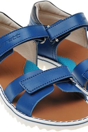 Синие сандалии из натуральной кожи Jarrett 130566