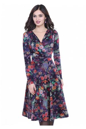 Платье Grey Cat Grey Cat GPl00095V(elviza) живописный 42