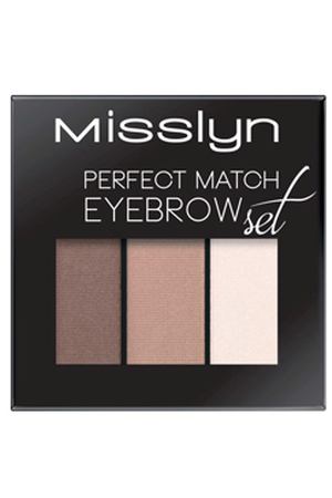 MISSLYN Набор для бровей Perfect match eyebrow set № 2 Misslyn MSLM37312