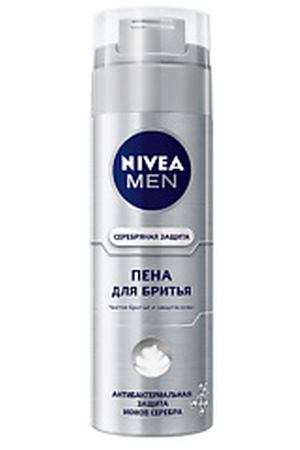 NIVEA Пена для бритья Серебряная защита 200 мл Nivea NIV081371 купить с доставкой