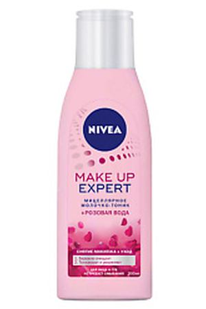 NIVEA Мицеллярное молочко-тоник для лица + розовая вода MAKE UP EXPERT 200 мл Nivea NIV082369 купить с доставкой