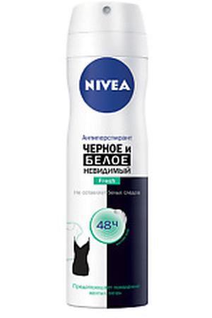 NIVEA Антиперспирант спрей Невидимая защита для черного и белого Fresh 150 мл Nivea NIV088674 купить с доставкой