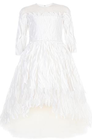 Белое шелковое платье Valentin Yudashkin 66695 купить с доставкой