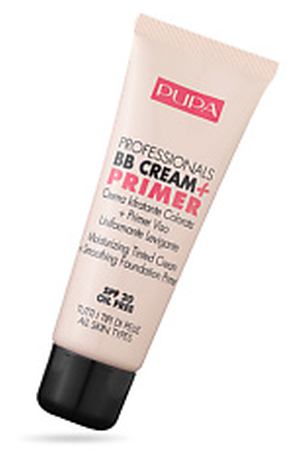PUPA Тональный крем Professionals BB Cream + Primer № 02 Средний Pupa PUP027002 купить с доставкой