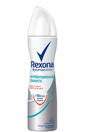 REXONA Антиперспирант спрей АНТИБАКТЕРИАЛЬНАЯ СВЕЖЕСТЬ 150 мл Rexona RXN109395 купить с доставкой