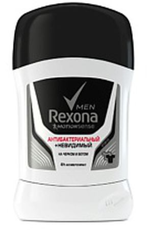REXONA Антиперспирант-стик мужской Антибактериальный и Невидимый на черном и белом 50 мл Rexona RXN246359 купить с доставкой