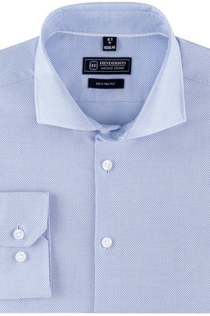 Рубашка прямой силуэт HENDERSON  SHL-1111 BLUE Henderson 178370