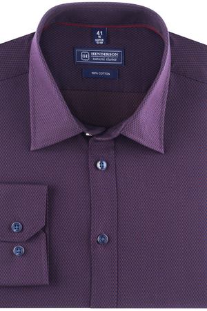 Рубашка прилегающий силуэт HENDERSON  SHL-1152 BROWN Henderson 124610 купить с доставкой