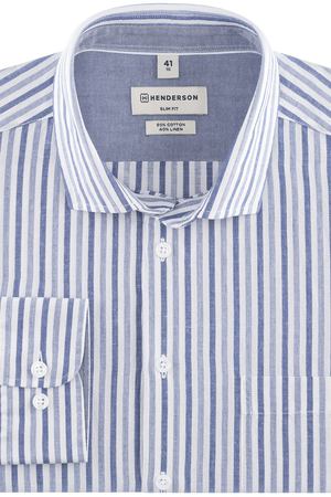 Рубашка полуприлегающий силуэт HENDERSON  SHL-1240 BLUE Henderson 124518 купить с доставкой