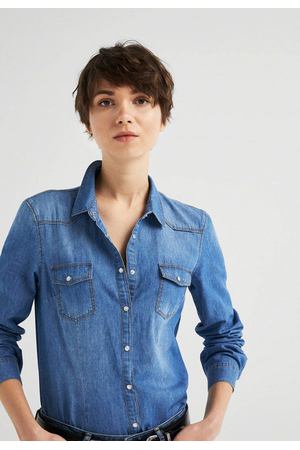 Рубашка джинсовая Springfield Springfield 6795455 купить с доставкой