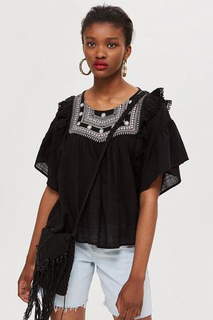 Блуза Topshop Topshop 13Q15NBLK