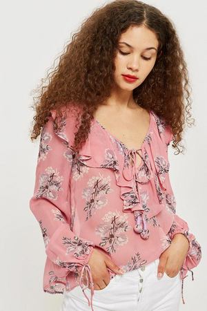 Блуза Topshop Topshop 13G27NPNK вариант 2 купить с доставкой