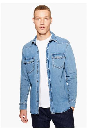 Рубашка джинсовая Topman Topman 83Q04EBLC