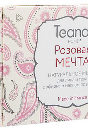TEANA Мыло натуральное с эфирным маслом розмарина для жирной и проблемной кожи лица и тела Розовая мечта 100 г Teana Th008