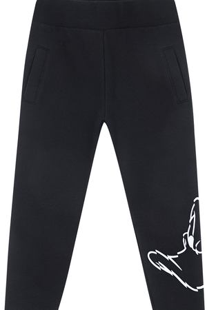 Спортивные брюки с контрастным принтом Marcelo Burlon Kids of Milan 190737